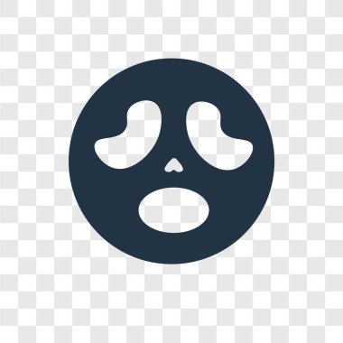 modaya uygun bir tasarım tarzı çığlık simgesi. saydam arka plan üzerinde izole simgesi çığlık. çığlık vektör simgesi basit ve modern düz simgesi web sitesi, mobil, logo, app, UI. simge vektör çizim, Eps10 çığlık.