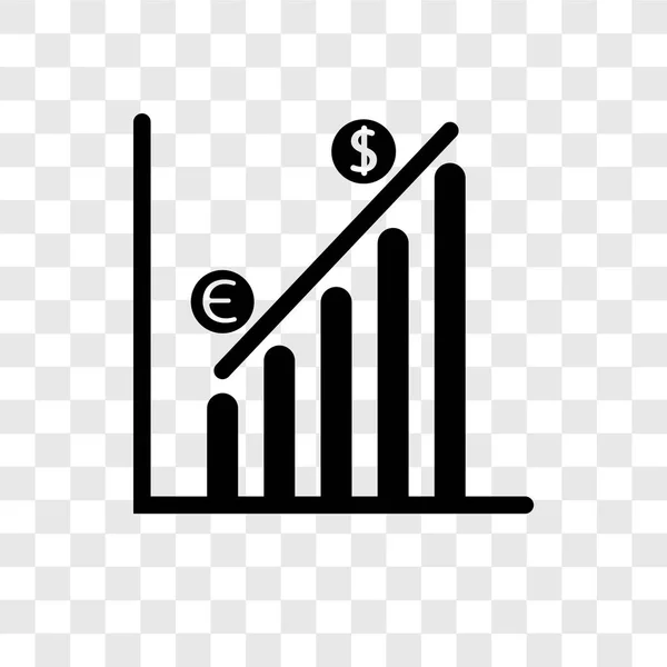 Pictograma Vectorială Analytics Izolată Fundal Transparent Conceptul Logo Ului Transparență — Vector de stoc