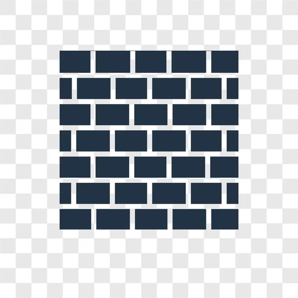 Icona Vettoriale Firewall Isolata Sfondo Trasparente Concetto Logo Trasparenza Firewall — Vettoriale Stock