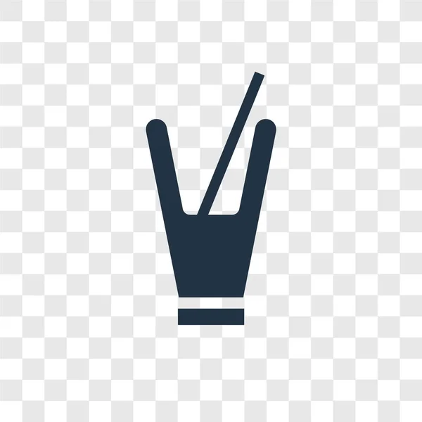 Icono Vector Batido Aislado Sobre Fondo Transparente Concepto Logotipo Transparencia — Vector de stock