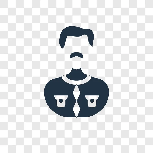 Hombre Icono Vectorial Aislado Sobre Fondo Transparente Hombre Concepto Logotipo — Vector de stock