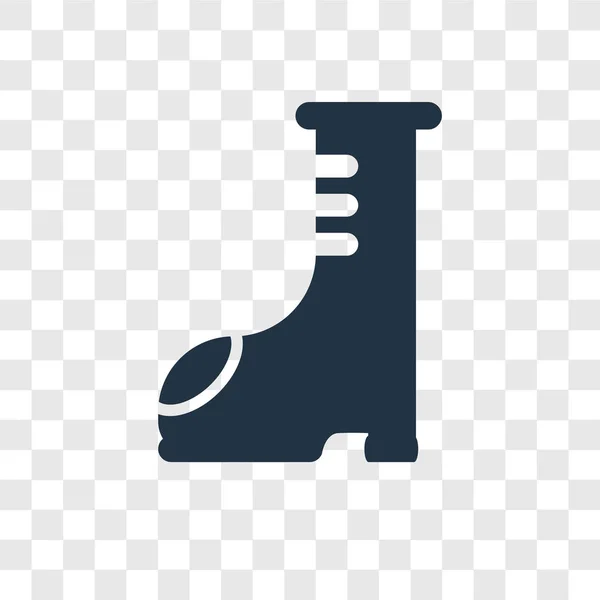 Boot Vektorové Ikony Izolované Průhledné Pozadí Koncept Boot Loga Průhlednost — Stockový vektor