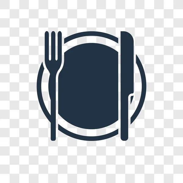 Εικονίδιο Του Φορέα Δείπνο Απομονώνονται Διαφανές Φόντο Δείπνο Διαφάνεια Λογότυπο — Διανυσματικό Αρχείο