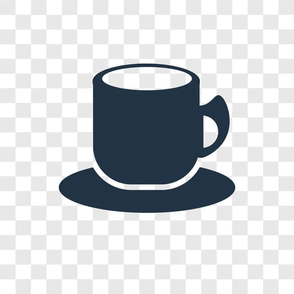 Векторная Иконка Чашки Чая Изолированы Прозрачном Фоне Прозрачность Концепции Логотипа — стоковый вектор