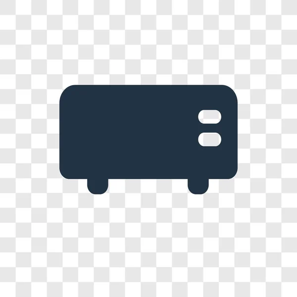 Toaster Vektor Symbol Isoliert Auf Transparentem Hintergrund Toaster Transparenz Logo — Stockvektor