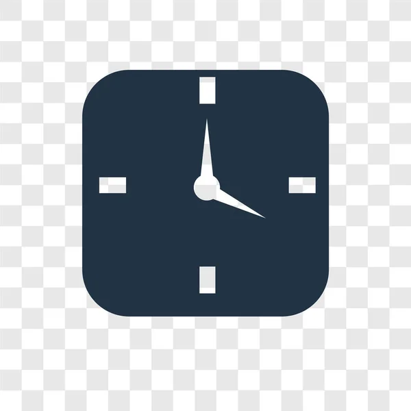 Timer Vector Pictogram Geïsoleerd Transparante Achtergrond Timer Transparantie Logo Concept — Stockvector