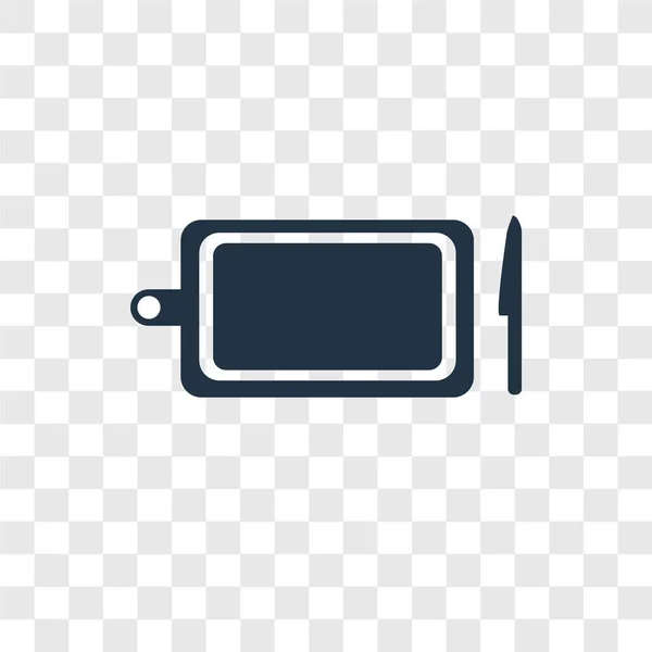 时尚设计风格的厨房板图标 在透明的背景上隔离的厨房板图标 厨房板矢量图标简单和现代平面符号为网站 应用程序 厨房板图标矢量插图 Eps10 — 图库矢量图片