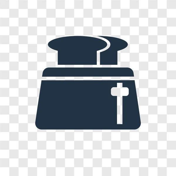 Значок Тостера Модному Стилі Дизайну Іконка Тостера Ізольована Прозорому Фоні — стоковий вектор