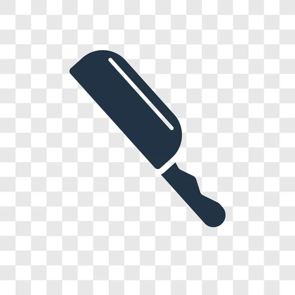 トレンディなデザイン スタイルのナイフのアイコン ナイフのアイコンが透明な背景に分離されました ナイフの Web サイト アプリ ベクトル アイコン シンプルでモダンなフラット記号 — ストックベクタ