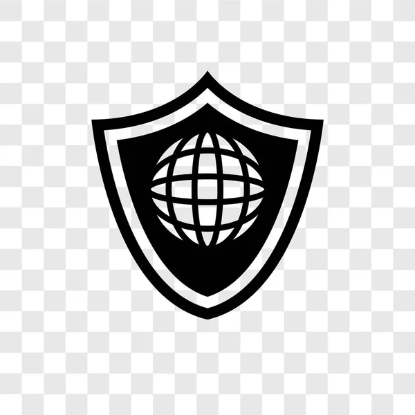 Sicherheitsikone Trendigen Design Stil Sicherheitssymbol Isoliert Auf Transparentem Hintergrund Sicherheitsvektorsymbol — Stockvektor