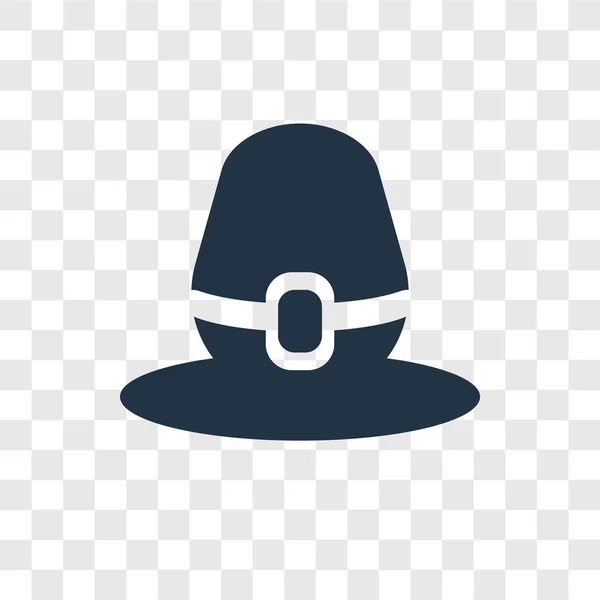 Pilgrim Vector Icon Isolated Transparent Background Pilgrim Transparency Logo Concept Royalty Free Stock Illustrations