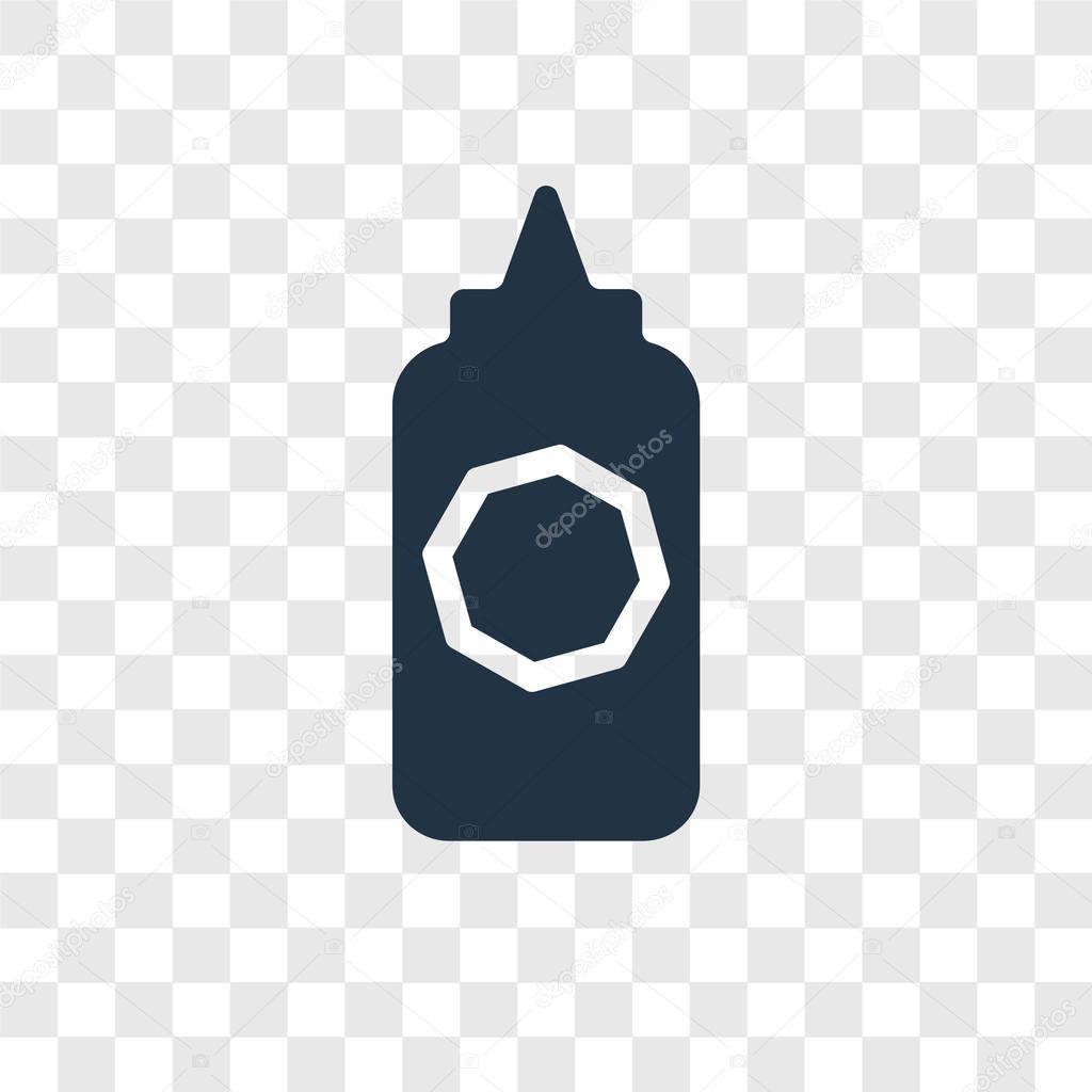 Sauces vector icon isolated on transparent background, Sauces transparency logo concept