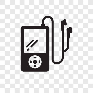 modaya uygun bir tasarım tarzı müzik player simgesi. müzik player simgesi üzerinde şeffaf arka plan izole. müzik oyuncu vektör simgesi basit ve modern düz simgesi web sitesi, mobil, logo, app, UI. müzik oyuncu simge vektör çizim, Eps10.