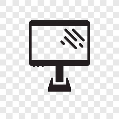 modaya uygun bir tasarım tarzı kişisel bilgisayar kutsal kişilerin resmi. kişisel bilgisayar simgesini şeffaf arka plan üzerinde izole. kişisel bilgisayar vektör simgesi basit ve modern düz simgesi web sitesi, mobil, logo, app, Kullanıcı arabirimi.