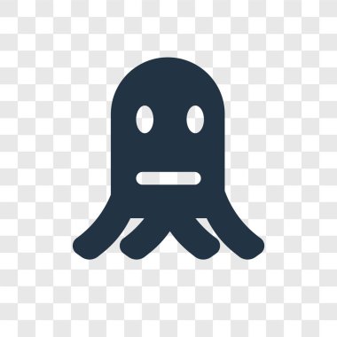 Ahtapot oyuncak simge modaya uygun bir tasarım tarzı. Ahtapot oyuncak simgesi üzerinde şeffaf arka plan izole. Ahtapot oyuncak vektör simgesi basit ve modern düz simgesi web sitesi, mobil, logo, app, UI. Ahtapot oyuncak simge vektör çizim, Eps10.