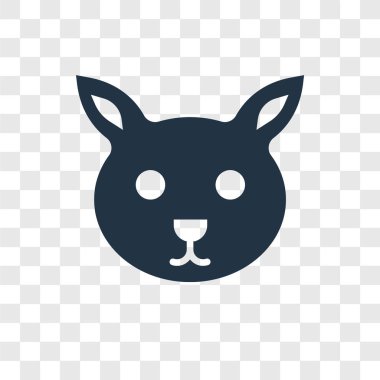 Bunny oyuncak simge modaya uygun bir tasarım tarzı. bunny oyuncak simgesi üzerinde şeffaf arka plan izole. Bunny oyuncak vektör simgesi basit ve modern düz simgesi web sitesi, mobil, logo, app, UI. Bunny oyuncak simge vektör çizim, Eps10.