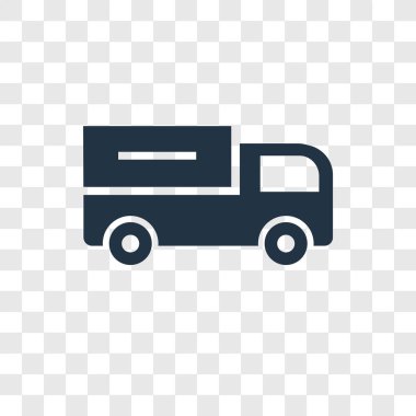 kamyon oyuncak simge modaya uygun bir tasarım tarzı. saydam arka plan üzerinde izole kamyon oyuncak simgesi. kamyon oyuncak vektör simgesi basit ve modern düz simgesi web sitesi, mobil, logo, app, UI. kamyon oyuncak simge vektör çizim, Eps10.