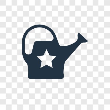 sulama olabilir oyuncak simge modaya uygun bir tasarım tarzı. sulama olabilir oyuncak simgesi üzerinde şeffaf arka plan izole. Sulama vektör simgesi basit oyuncak ve modern düz UI uygulaması, web sitesi, mobil, logo, sembol. sulama olabilir oyuncak simge vektör çizim, Eps10.