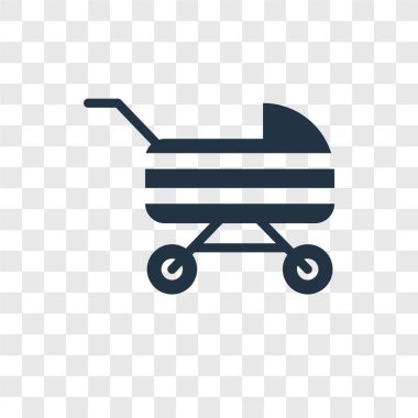 Çocuk arabası oyuncak simge modaya uygun bir tasarım tarzı. Çocuk arabası oyuncak simgesi üzerinde şeffaf arka plan izole. Çocuk arabası oyuncak vektör simgesi basit ve modern düz simgesi web sitesi, mobil, logo, app, UI. Çocuk arabası oyuncak simge vektör çizim, Eps10.