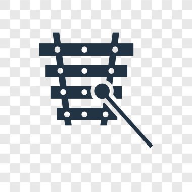 modaya uygun bir tasarım tarzı ksilofon oyuncak simgesi. saydam arka plan üzerinde izole ksilofon oyuncak simgesi. ksilofon oyuncak vektör simgesi basit ve modern düz simgesi web sitesi, mobil, logo, app, UI. ksilofon oyuncak simge vektör çizim, Eps10.