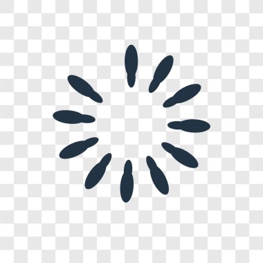 yükleme simgesini modaya uygun bir tasarım tarzı. saydam arka plan üzerinde izole simgesi yükleniyor. vektör simgesi basit ve modern düz simgesi web sitesi, mobil, logo, app, yükleme kullanıcı arabirimi. simge vektör çizim, Eps10 yükleme.