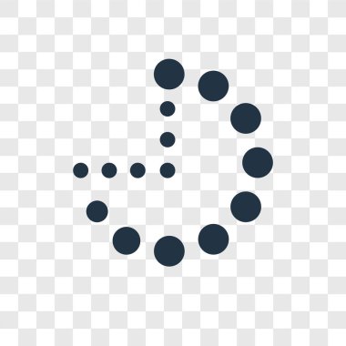 yükleme simgesini modaya uygun bir tasarım tarzı. saydam arka plan üzerinde izole simgesi yükleniyor. vektör simgesi basit ve modern düz simgesi web sitesi, mobil, logo, app, yükleme kullanıcı arabirimi. simge vektör çizim, Eps10 yükleme.