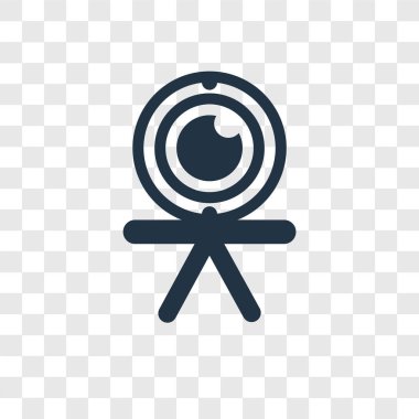 modaya uygun bir tasarım tarzı Webcam kutsal kişilerin resmi. webcam kutsal kişilerin resmi saydam arka plan izole. Webcam vektör simgesi basit ve modern düz simgesi web sitesi, mobil, logo, app, UI. Webcam simge vektör çizim, Eps10.