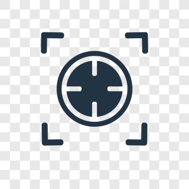 modaya uygun bir tasarım tarzı odak simgesi. saydam arka plan üzerinde izole odak simgesi. odak vektör simgesi basit ve modern düz simgesi web sitesi, mobil, logo, app, UI. odak simge vektör çizim, Eps10.