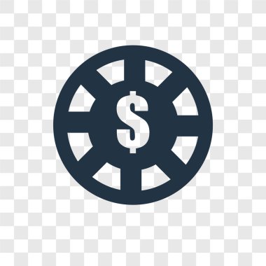 modaya uygun bir tasarım tarzı çip simgesi. saydam arka plan üzerinde izole çip simgesi. çip vektör simgesi basit ve modern düz simgesi web sitesi, mobil, logo, app, UI. çip simge vektör çizim, Eps10.