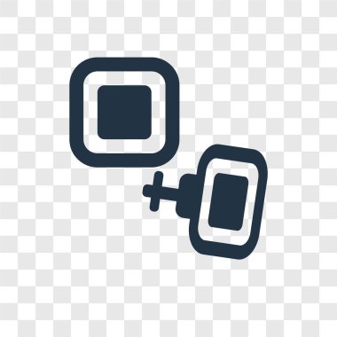 kol düğmesi simgesi modaya uygun bir tasarım tarzı. kol düğmesi simgesi üzerinde şeffaf arka plan izole. kol düğmesi simgesi basit vektör ve modern düz UI uygulaması, web sitesi, mobil, logo, sembol. Kol düğmeleri simge vektör çizim, Eps10.