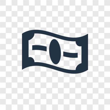 para simgesi modaya uygun bir tasarım tarzı. para simgesi üzerinde şeffaf arka plan izole. para vektör simgesi basit ve modern düz simgesi web sitesi, mobil, logo, app, UI. para simge vektör çizim, Eps10.
