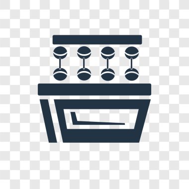 modaya uygun bir tasarım tarzı vitrin simgesi. Vitrin simgesi üzerinde şeffaf arka plan izole. Vitrin vektör simgesi basit ve modern düz simgesi web sitesi, mobil, logo, app, UI. Vitrin simge vektör çizim, Eps10.