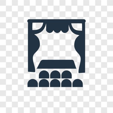 modaya uygun bir tasarım tarzı sahne simgesi. saydam arka plan üzerinde izole sahne simgesi. sahne vektör simgesi basit ve modern düz simgesi web sitesi, mobil, logo, app, UI. sahne simge vektör çizim, Eps10.