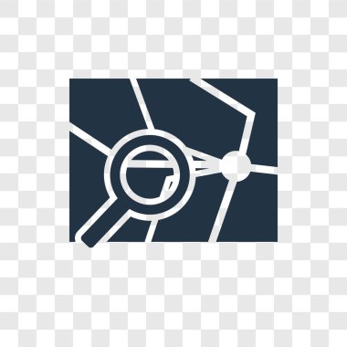 harita simgesi modaya uygun bir tasarım tarzı. harita simgesi üzerinde şeffaf arka plan izole. Harita vektör simgesi basit ve modern düz simgesi web sitesi, mobil, logo, app, UI. harita simge vektör çizim, Eps10.