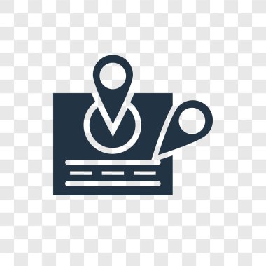 modaya uygun bir tasarım tarzı yer tutucu simgesi. yer tutucu simgesi üzerinde şeffaf arka plan izole. yer tutucu vektör simgesi basit ve modern düz simgesi web sitesi, mobil, logo, app, UI. yer tutucu simge vektör çizim, Eps10.