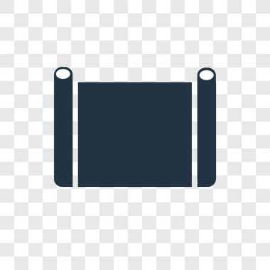 modaya uygun bir tasarım tarzı parşömen simgesi. parşömen simgesi üzerinde şeffaf arka plan izole. parşömen vektör simgesi basit ve modern düz simgesi web sitesi, mobil, logo, app, UI. parşömen simge vektör çizim, Eps10.