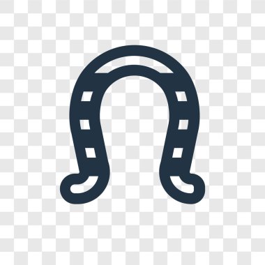 at nalı simgesi modaya uygun bir tasarım tarzı. at nalı simgesi üzerinde şeffaf arka plan izole. at nalı vektör simgesi basit ve modern düz simgesi web sitesi, mobil, logo, app, UI. at nalı simge vektör çizim, Eps10.