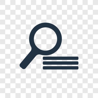 modaya uygun bir tasarım tarzı arama simgesi. saydam arka plan üzerinde izole simgesini arayın. Arama vektör simgesi basit ve modern düz simgesi web sitesi, mobil, logo, app, UI. simge vektör çizim, Eps10 arama.