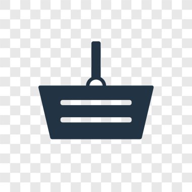 modaya uygun bir tasarım tarzı alışveriş sepeti simgesini. Alışveriş Sepeti simgesini şeffaf arka plan üzerinde izole. alışveriş sepeti vektör simgesi basit ve modern düz simgesi web sitesi, mobil, logo, app, UI. alışveriş sepeti simge vektör çizim, Eps10.