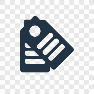 modaya uygun bir tasarım tarzı bir ses etiketi simgesi. bir ses etiketi simgesi üzerinde şeffaf arka plan izole. etiket vektör simgesi basit ve modern düz simgesi web sitesi, mobil, logo, app, UI. Etiket simge vektör çizim, Eps10.