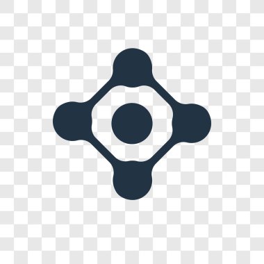 Ağ simgesini modaya uygun bir tasarım tarzı. Ağ simgesini şeffaf arka plan üzerinde izole. Ağ vektör simgesi basit ve modern düz simgesi web sitesi, mobil, logo, app, UI. ağ simge vektör çizim, Eps10.