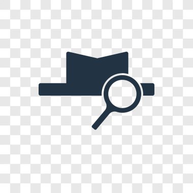 modaya uygun bir tasarım tarzı casus simgesi. saydam arka plan üzerinde izole casus simgesi. casus vektör simgesi basit ve modern düz simgesi web sitesi, mobil, logo, app, UI. casus simge vektör çizim, Eps10.