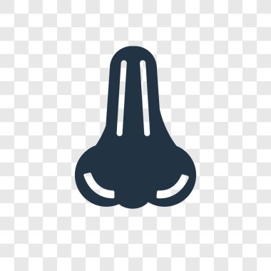 modaya uygun bir tasarım tarzı burun simgesi. saydam arka plan üzerinde izole simgesi burun. burun vektör simgesi basit ve modern düz simgesi web sitesi, mobil, logo, app, UI. burun simge vektör çizim, Eps10.