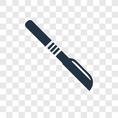 modaya uygun bir tasarım tarzı neşter simgesi. saydam arka plan üzerinde izole neşter simgesi. neşter vektör simgesi basit ve modern düz simgesi web sitesi, mobil, logo, app, UI. neşter simge vektör çizim, Eps10.