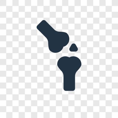 modaya uygun bir tasarım tarzı diz simgesi. saydam arka plan üzerinde izole diz simgesi. diz vektör simgesi basit ve modern düz simgesi web sitesi, mobil, logo, app, UI. diz simge vektör çizim, Eps10.
