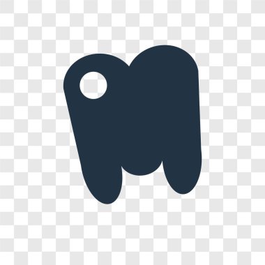 modaya uygun bir tasarım tarzı diş simgesi. Diş simgesi üzerinde şeffaf arka plan izole. diş vektör simgesi basit ve modern düz simgesi web sitesi, mobil, logo, app, UI. Diş simge vektör çizim, Eps10.