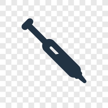 modaya uygun bir tasarım tarzı şırınga simgesi. saydam arka plan üzerinde izole şırınga simgesi. şırınga vektör simgesi basit ve modern düz simgesi web sitesi, mobil, logo, app, UI. şırınga simge vektör çizim, Eps10.