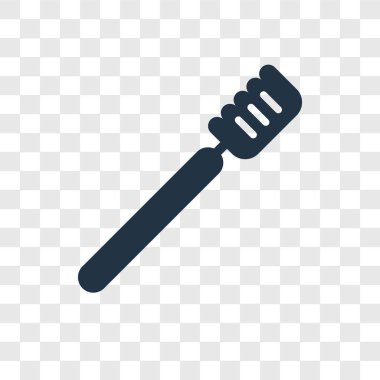 diş fırça simgesini modaya uygun bir tasarım tarzı. diş fırça simgesini şeffaf arka plan üzerinde izole. diş fırçası vektör simgesi basit ve modern düz simgesi web sitesi, mobil, logo, app, UI. diş fırçası simge vektör çizim, Eps10.