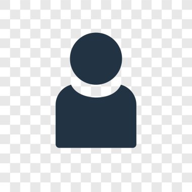 profili simgesinin modaya uygun bir tasarım tarzı. profili simgesinin üzerinde şeffaf arka plan izole. profil vektör simgesi basit ve modern düz simgesi web sitesi, mobil, logo, app, UI. profil simge vektör çizim, Eps10.