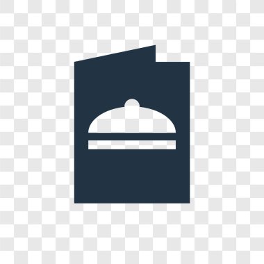 Menü simgesini modaya uygun bir tasarım tarzı. Menü simgesini şeffaf arka plan üzerinde izole. Menü vektör simgesi basit ve modern düz simgesi web sitesi, mobil, logo, app, UI. Menü simgesini vektör çizim, Eps10.